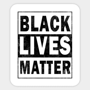 Black lives matter Sticker